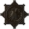 Ekena Millwork Antilles Ceiling Medallion (Fits Canopies up to 6"), Hand-Painted Stone Hearth, 38 1/4"OD x 1 1/2"P CM38ANSHF - alternate 1